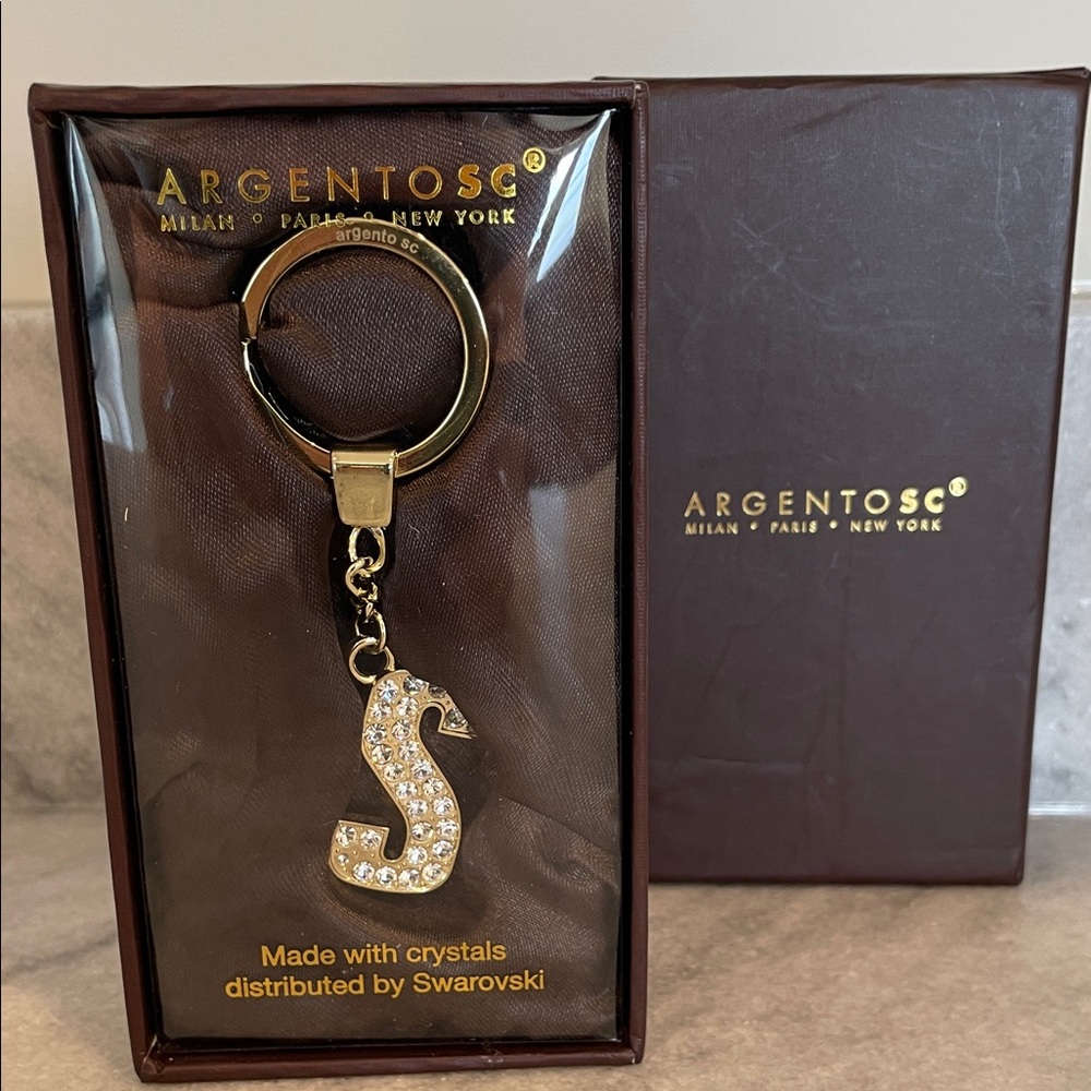 Argento SC Initial Keychain